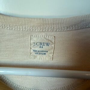 J.Crew Cream Shirt